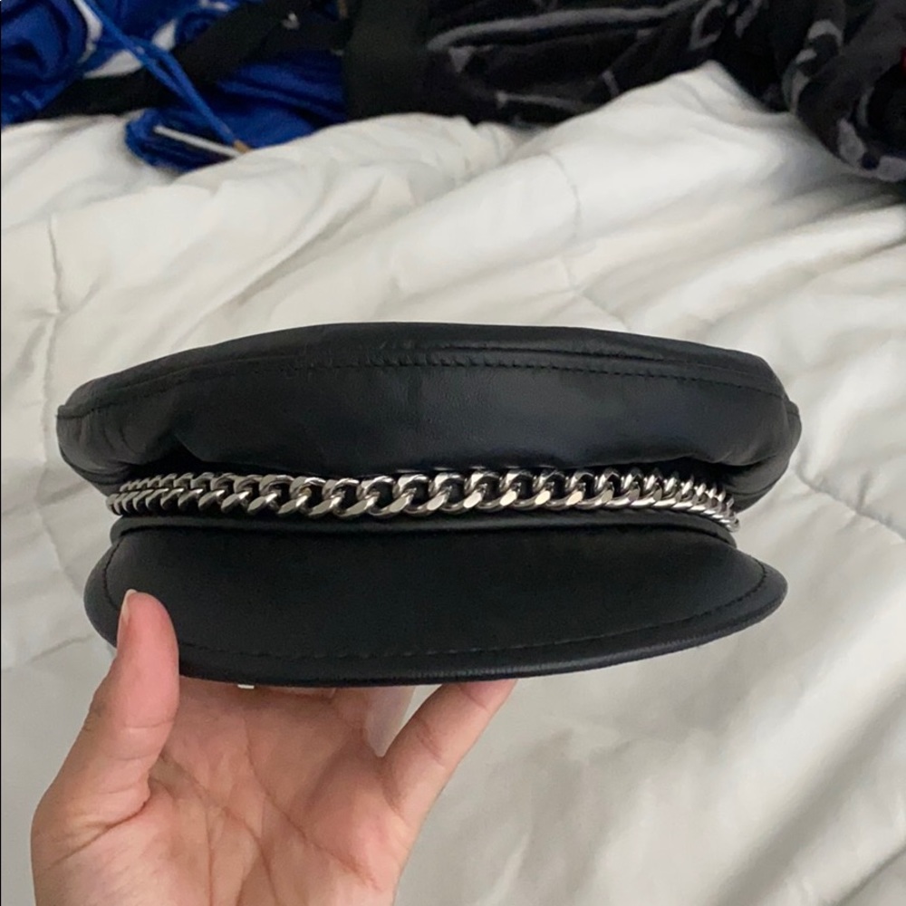 Olive & Pique leather hat
